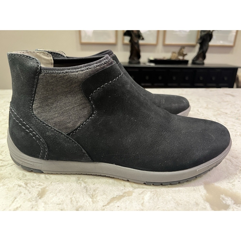 Dansko Women's Size 40 (US 9.5-10) Lizette Nubuck Leather Black Comfort